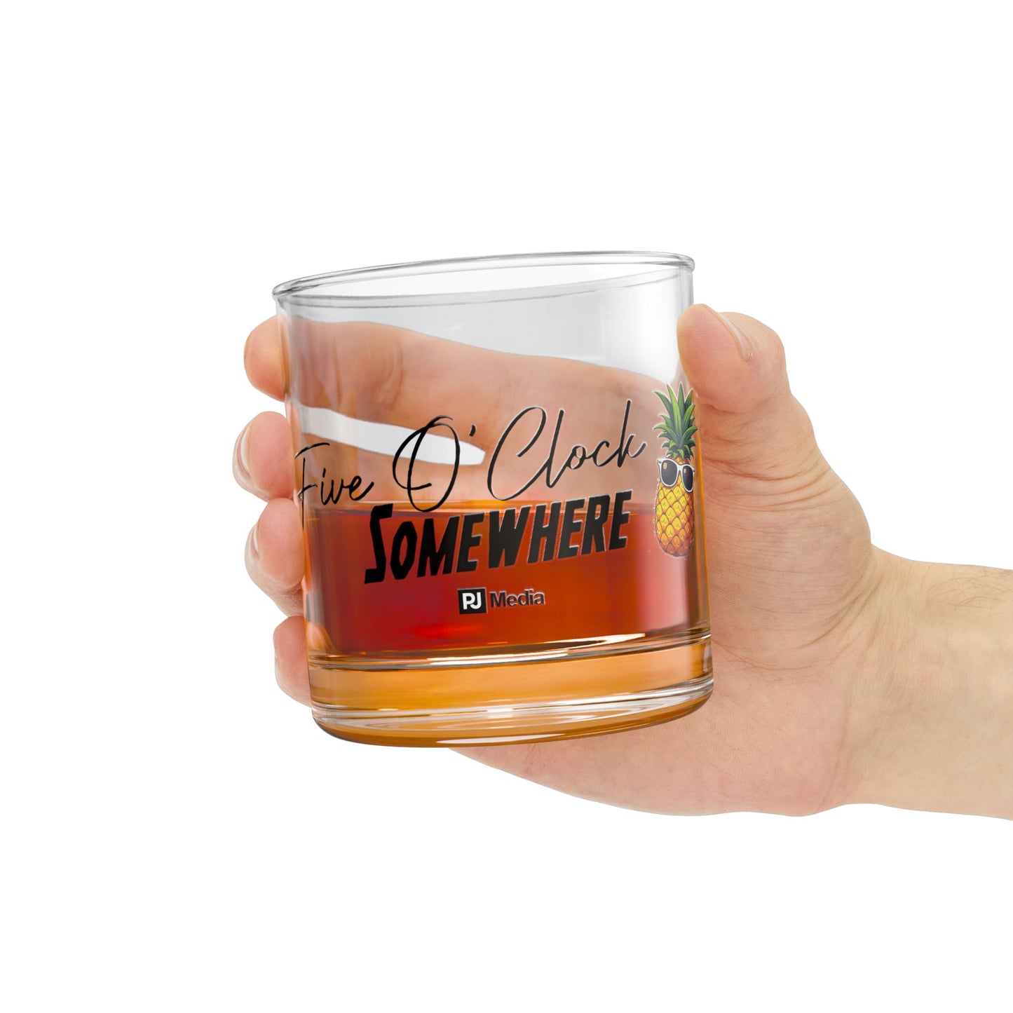 Five O'Clock Somewhere Rocks Glasses (Set of 2)