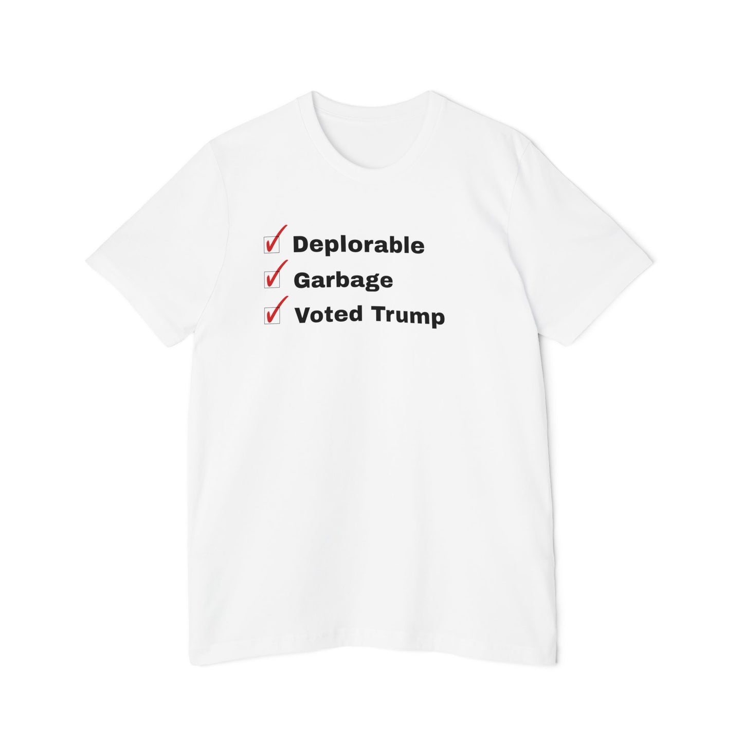 USA-Made 'Deplorable' Check-List T-Shirt