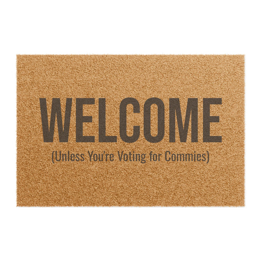 No Commies Doormat