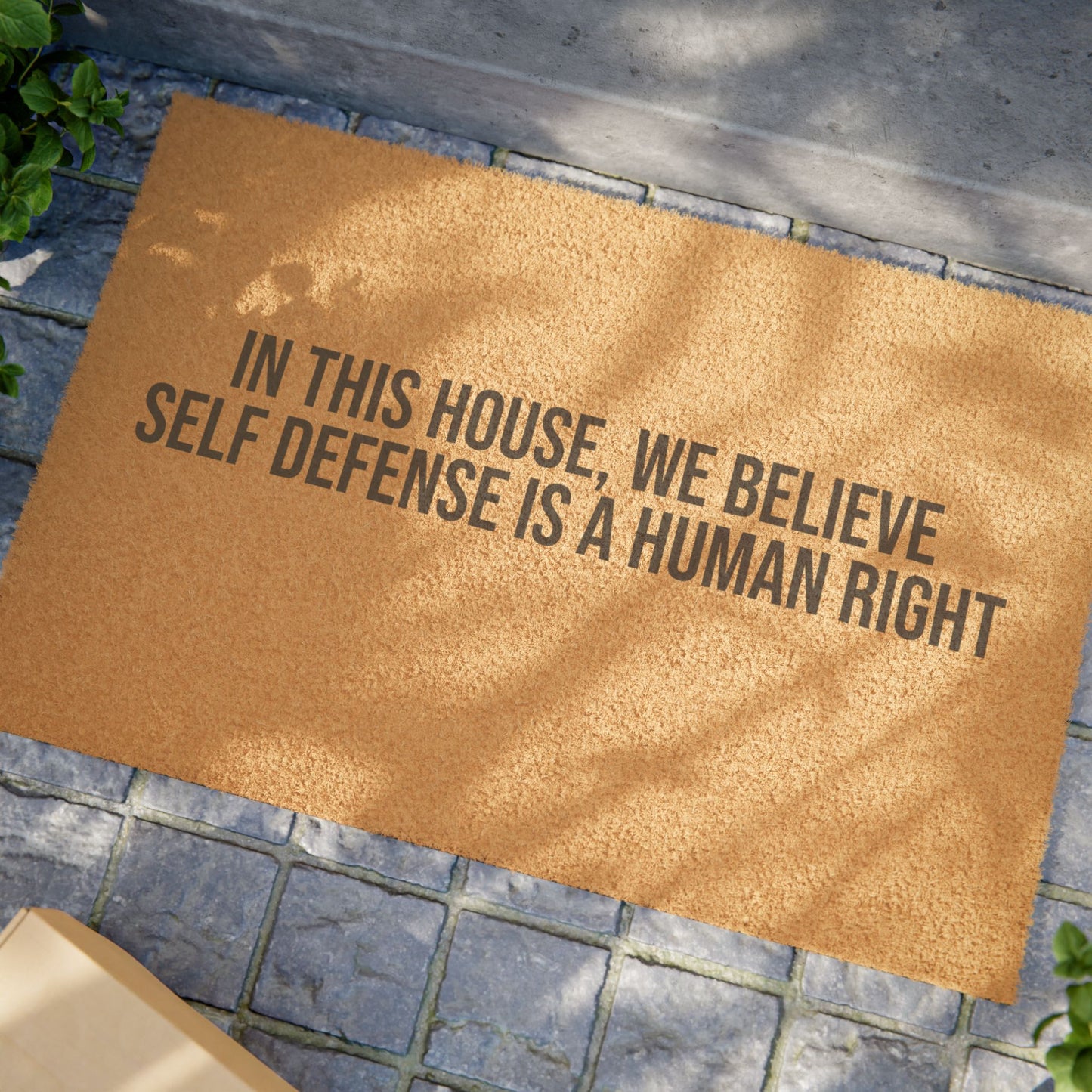 'In This House' Doormat — Self-Defense