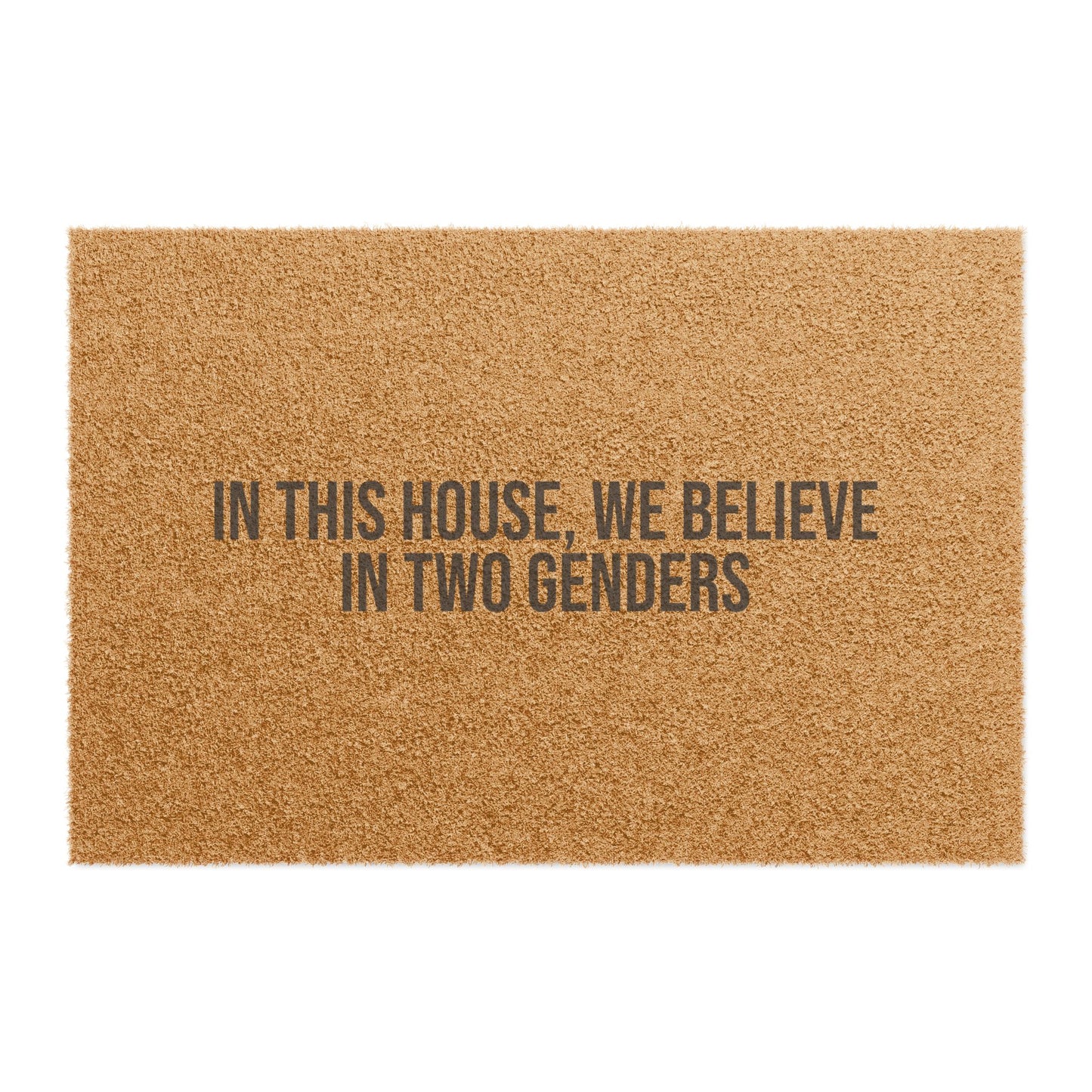 'In This House' Doormat — Two Genders