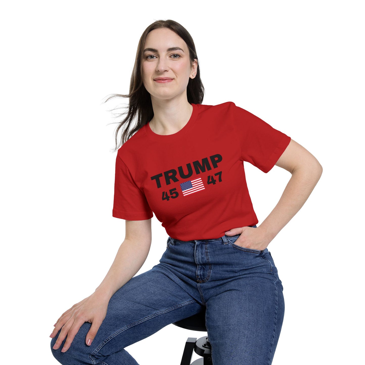 USA-Made Trump 45/47 T-Shirt