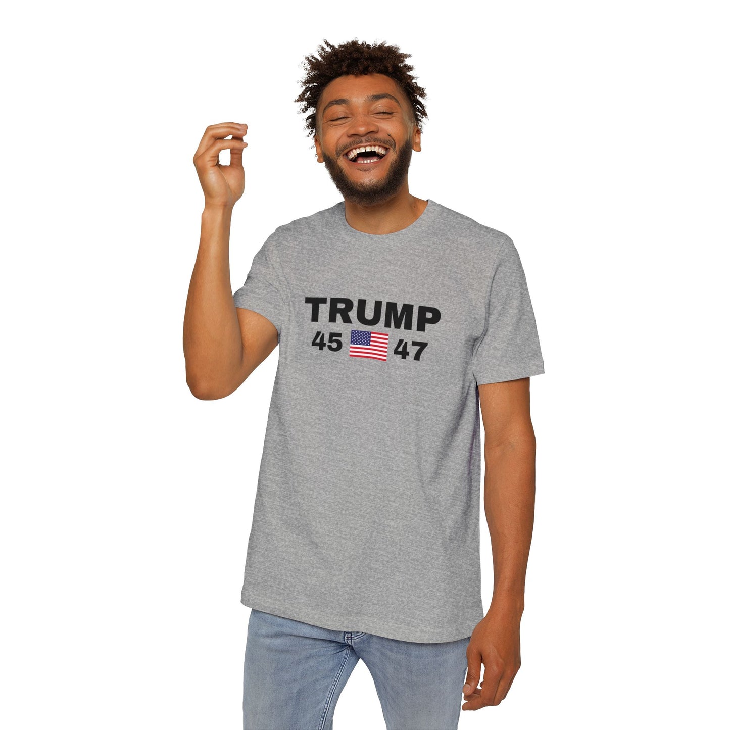 USA-Made Trump 45/47 T-Shirt