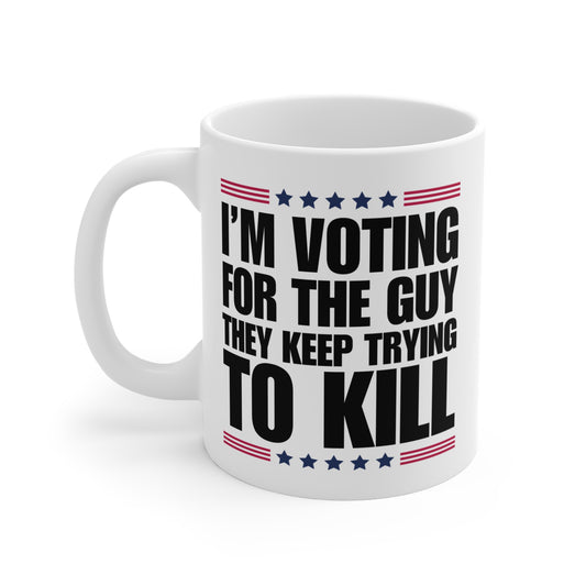 'I'm Voting' Mug