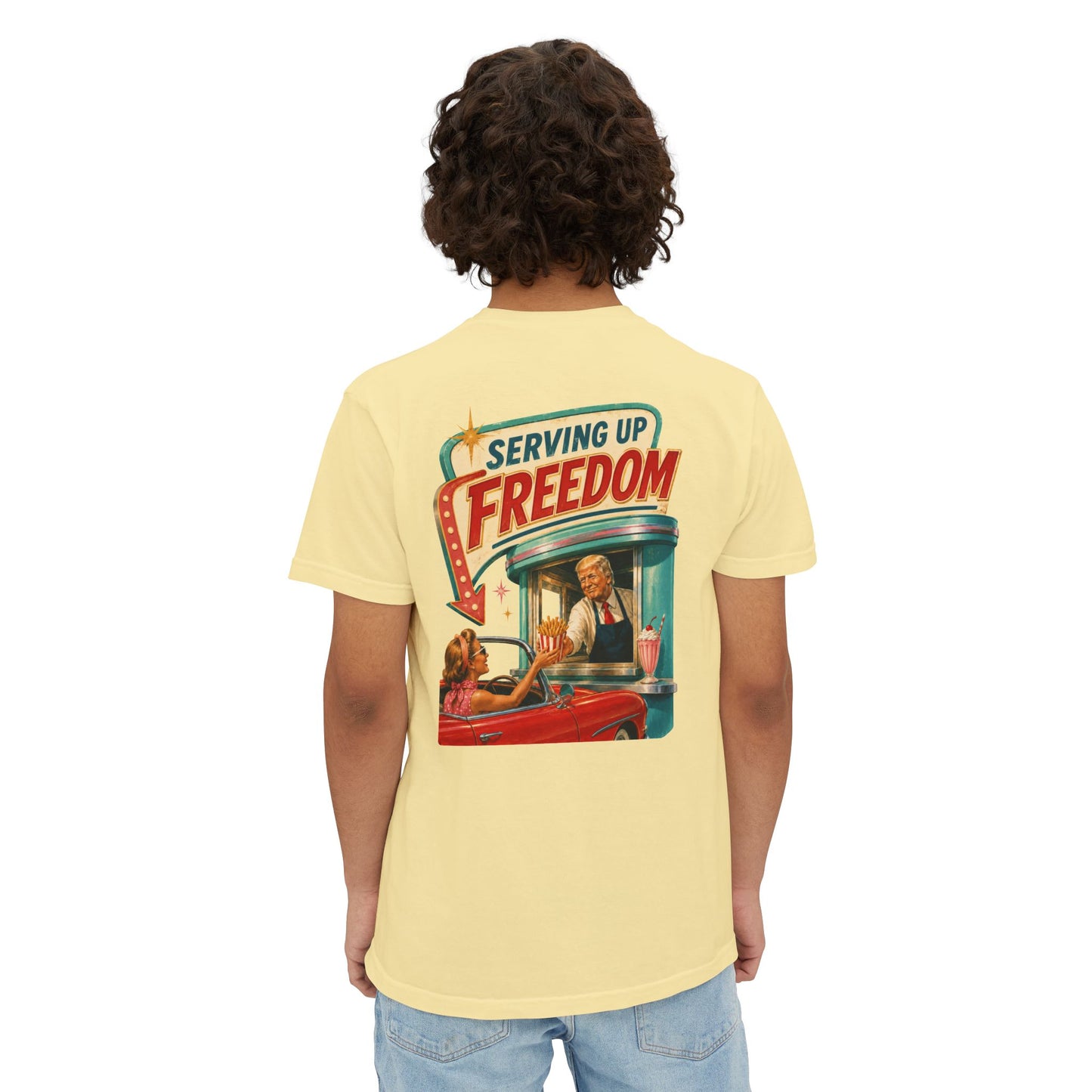 Serving Up Freedom Pocket Tee