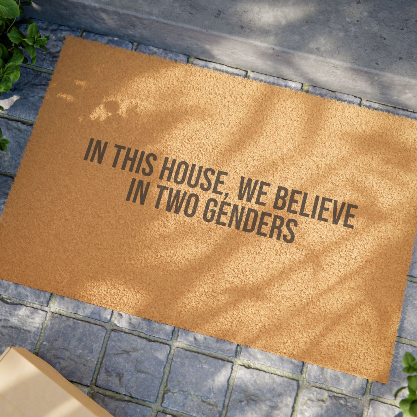 'In This House' Doormat — Two Genders