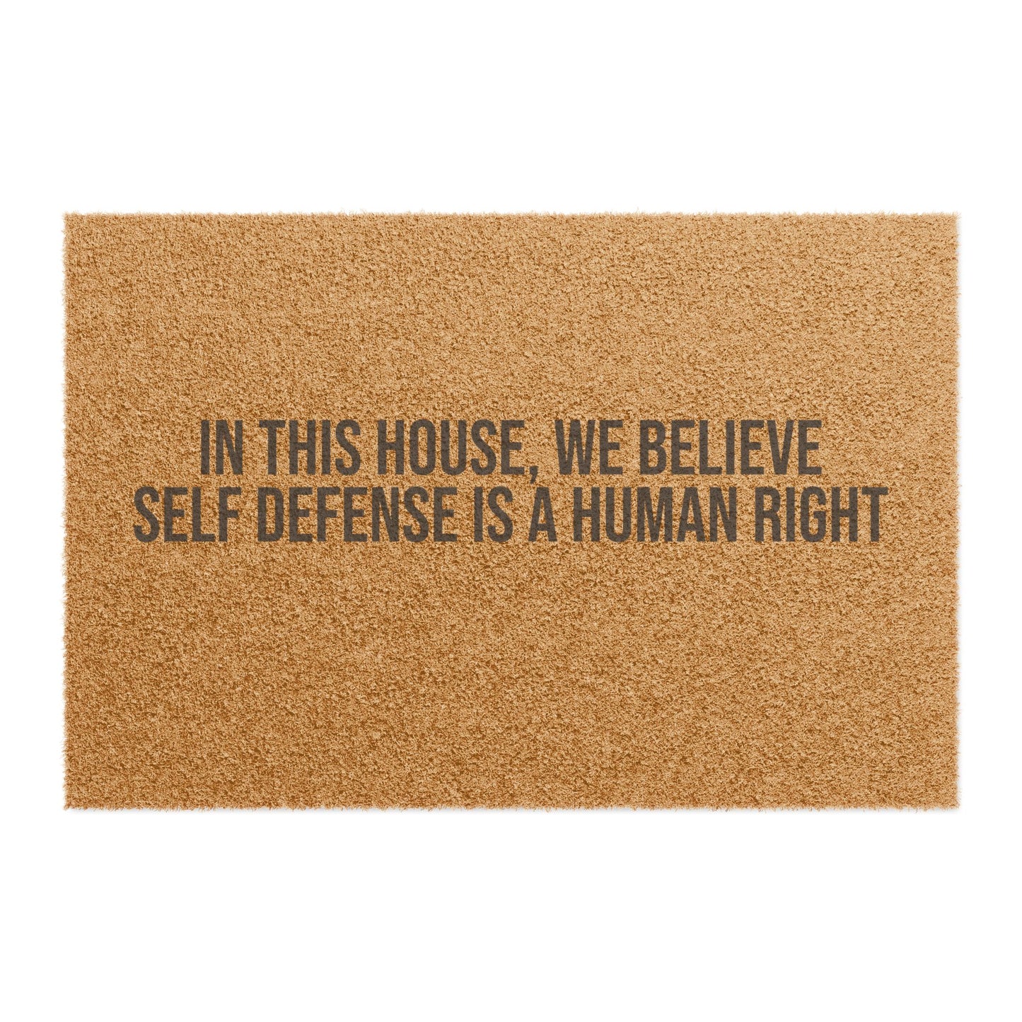 'In This House' Doormat — Self-Defense