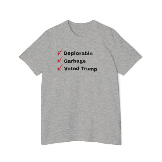 USA-Made 'Deplorable' Check-List T-Shirt